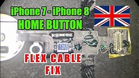 iPhone 7 Home Button Flex Cable Torn Fix / Touch ID Fix - xFix.co.uk