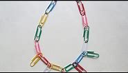 Create a Colorful Paper Clip Necklace - DIY Style - Guidecentral