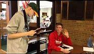 LCHS student using the iPad with TouchChat app (Day 25)
