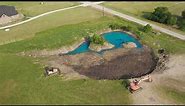 Building a 1 Acre Backyard Pond -- (Big Bass Factory PT 1)