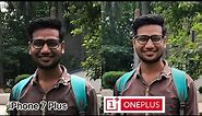 Shocking results!! iPhone 7 plus vs One plus 7T Camera comparison || iPhone vs. Oneplus ||