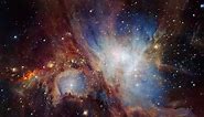 A stunningly beautiful close-up of the Orion Nebula, in one GIF