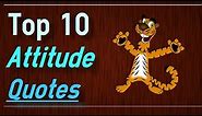 Positive Attitude Quotes - Top 10 Attitude Quotes by Brain Quotes