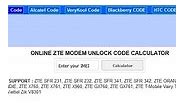 Zte 16 Digit Unlock Code Calculator