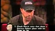 Chuck Norris hears his own facts...