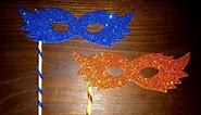 Como fazer máscara de eva - DIY - How to make a carnival mask