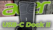 Acer Docking Station mit USB-C! Acer Dock II USB-C Review - NP.DCK11.01N