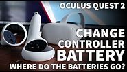 Oculus Quest 2 Change Batteries - How to Change Oculus Quest 2 Controller Battery with Rechargeable