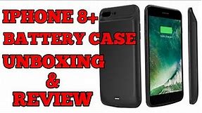 ALCLAP CASE UNBOXING & REVIEW | IPHONE 8 PLUS 7200mah BATTERY CASE (2017)