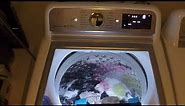 LG Top Load Washer with Turbowash Technology. Complete Wash Cycle