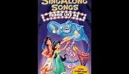 Opening & Closing To Disney's Sing-Along Songs: Friend Like Me 1993 VHS