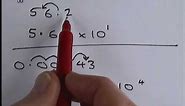 How to write numbers in standard form.wmv