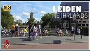 Walking Tour in Leiden / Netherlands - City of Discoveries - City with a rich cultural heritage / 4k