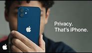 Privacy on iPhone | Tracked | Apple