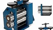 CHENGYAN【Upgrade version】Manual Rolling Mill Machine - 3"（75mm）Roller Manual Combination Rolling Mill Machine Jewelry Press Tabletting Tool Jewelry DIY Tool - For Metal Sheet/Wire/Flat Pressing