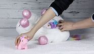 24" Unicorn Stuffed Animal Toy for 3 4 5 6 7 8 9 Year Old Girls, Unicorn Mom and Four Unicorn Babies, Christmas, Birthday Party Plush Gift for Kids