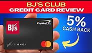 BJs Club Credit Card Review 5% Cash Back #creditcard