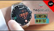 TAG HEUER CONNECTED 2020 (3rd Gen) - 'Always On' & Off Display Test