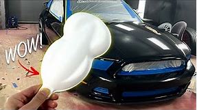 Spraying a Car in the WORLD'S BRIGHTEST WHITE Paint (White 2.0)