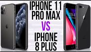 iPhone 11 Pro Max vs iPhone 8 Plus (Comparativo)