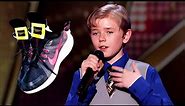 Kid sings One Two Buckle My Shoe on America's Got Talent