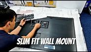 Samsung Slim Fit Wall Mount Unboxing Install on Neo QLED QN95A 55"