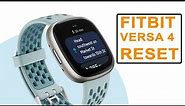How to Factory Reset your Fitbit Versa 4 | Reset Tutorial