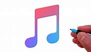How to Draw the Apple Music Logo