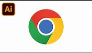 How To Draw The Google Chrome Logo In Adobe Illustrator