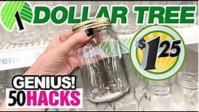 50 *BEST* $1 Dollar Tree Mason Jar HACKS & DIYs! + Organization SECRETS!