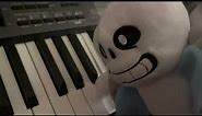 Sans Plays a Piano Song