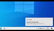 How to Install a program from CD or DVD in Windows 10