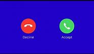 iPhone incoming call green screen and blue screen (DM FOR FULL RES) | green call screen 2020