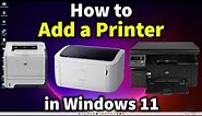 How To Set up or Install a Printer on Windows 11