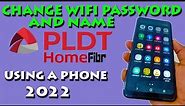 HOW TO CHANGE WIFI PASSWORD AND NAME OF PLDT HOME FIBR USING PHONE 2022