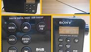 Sony XDR-S40DBP Portable DAB DAB+ FM Digital Radio Black LCD Display
