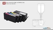 How to refill HP 902XL, 903XL, 904XL, 905XL Color ink cartridges - Auto Convection Refill System