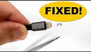 How to Get Broken iPhone Charger Piece Out Of Inside Phone or iPad Port FIX NO GLUE