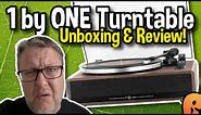 1 by One Turntable - Unboxing & Review! (‎1-AD07US02) #vinyl #turntable #fyp