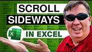 Excel New Feature: Scroll Sideways Using Wheel Mouse - Episode 2402