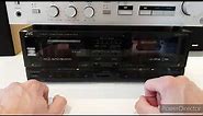 JVC TD-W700 STEREO double cassette deck review