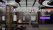 How to Render an Animated LED Light Strip | Rendering Tips