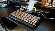 Rymek Review - A Retro Bluetooth Mechanical Keyboard - By TotallydubbedHD