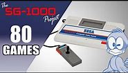The SEGA SG-1000 Project - All 80 SG-1000 Games (US/EU/JP)