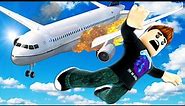 I Tried to Survive an EXPLODING PLANE CRASH in Roblox Emergency Landing Simulator!