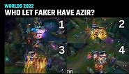 Don't let Faker have Azir - Faker’s 4 perfect Azir Ult | T1 vs JDG | Worlds 2022 Semifinals