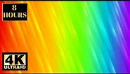 Happy Pride Gay Pride Colors Rainbow LGBTQ Wallpaper Screensaver Background 4K 8 HOURS