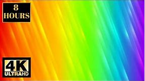 Happy Pride Gay Pride Colors Rainbow LGBTQ Wallpaper Screensaver Background 4K 8 HOURS