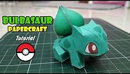 #001 Bulbasaur Papercraft Tutorial (Pokemon Papercraft)