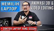 Memilih Laptop Animasi 3D, Video Editing, Content Creation, CAD (2019-2020)